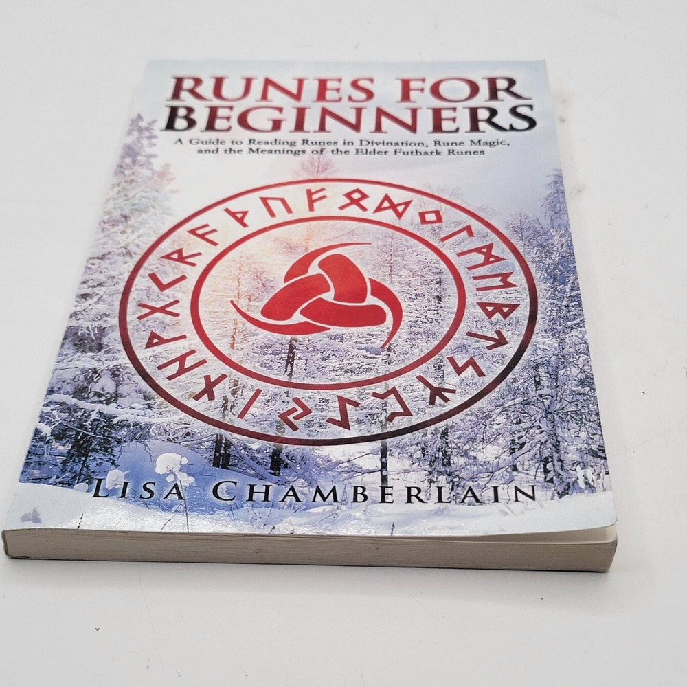 Lisa Chamberlain Runes‎ for Beginners Paperback 2018 Elder Futhark Magic Good